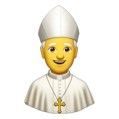 the pope sticker
