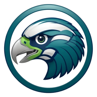 NFL Seahawks logo emoji sticker