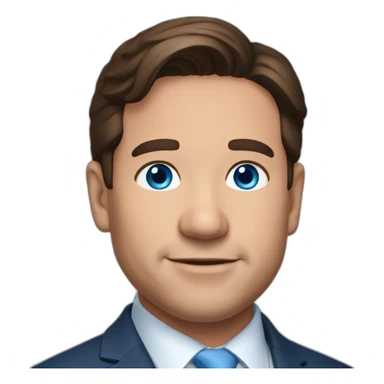 Ron deSantis, blue eyes  sticker