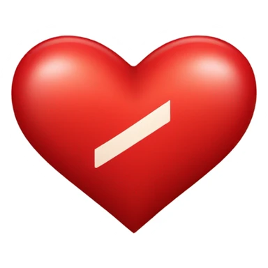 Z in red heart sticker