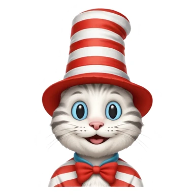 Dr suess cat in the hat sticker
