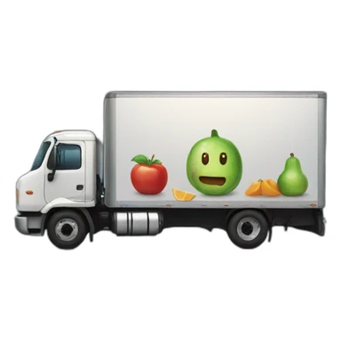 Refrigerated truck sticker