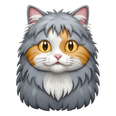 Wet cat sticker