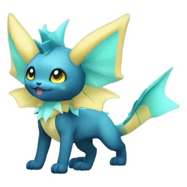 Vaporeon-Umbreon full body sticker