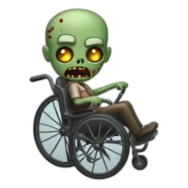 Zombie wheeling sticker