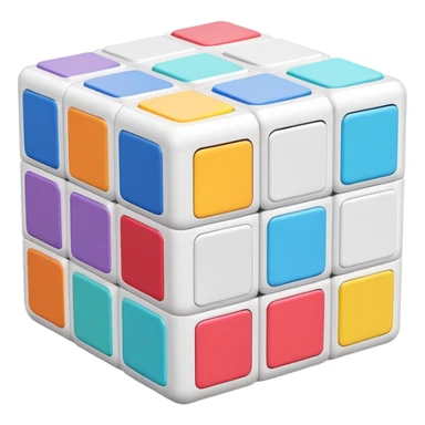 A web page for rubics cube events management platform sticker