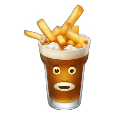 valdimir poutine drink vodka sticker