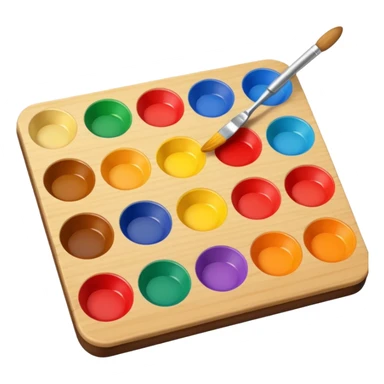 artist's palette sticker