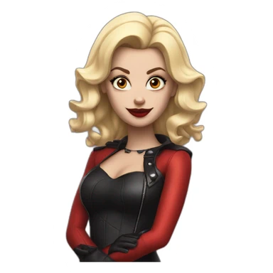Harley queen sticker