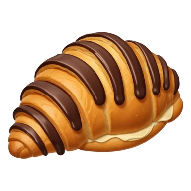 Croissant de chocolate  sticker