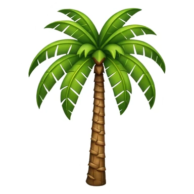 Iphone palm tree emoji  sticker