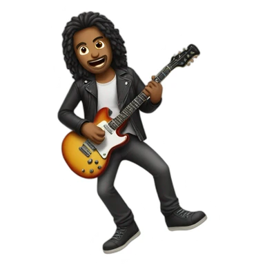Guitariste sticker