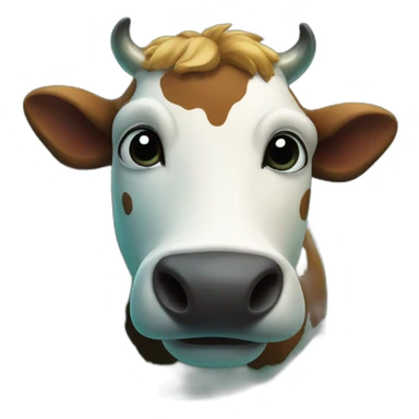 underwater Cow sticker