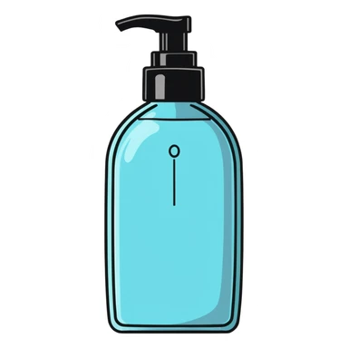 shampoo bottle sticker