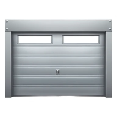 Make it look more like an icon of a open garage door sticker