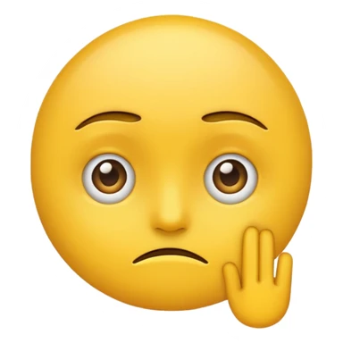 Side eye emoji sticker