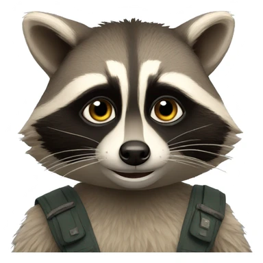 israeli raccoon sticker