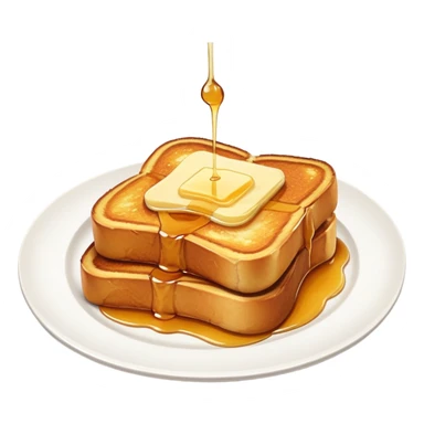 Plate of French toast sticker