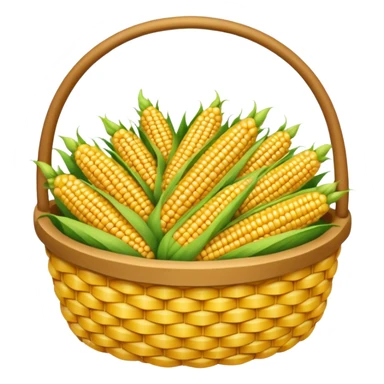 corn grain basket  sticker
