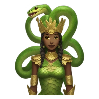 Snake Queen sticker
