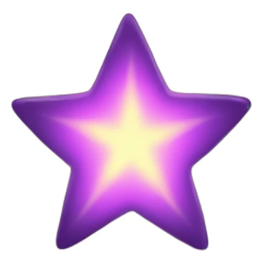 shiny bright star without a face sticker