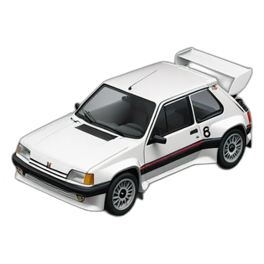 Peugeot 205 Turbo-16 Group B sticker