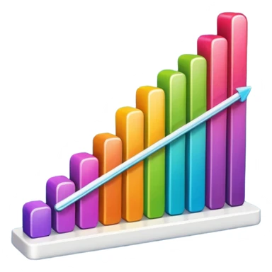 gráfico de ventas sticker