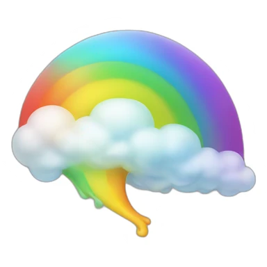 farting rainbows sticker