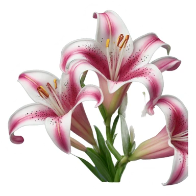 Stargazer lily sticker
