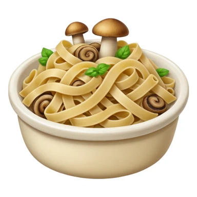 mushroom pasta sticker