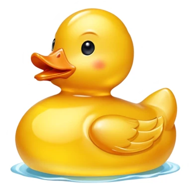 Topaz Crystal rubber ducky sticker
