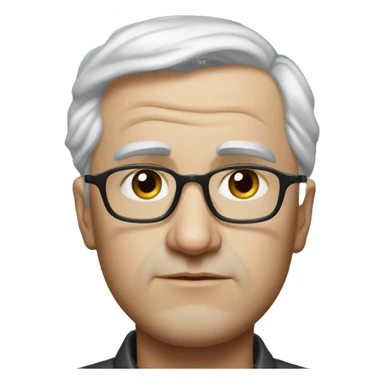 photorealistic yuriy andropov sad sticker