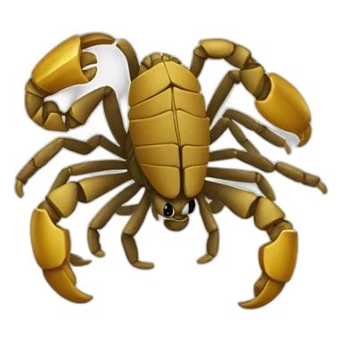 Scorpion qui fais de la boxe sticker