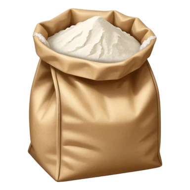 open bag of flour sticker