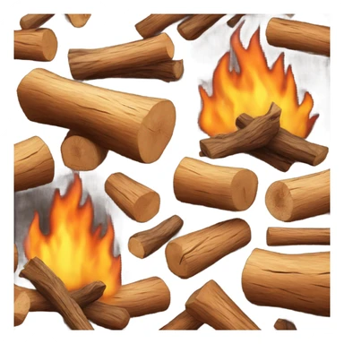 Fire wood  sticker
