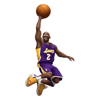 Kobe Bryant dunking sticker
