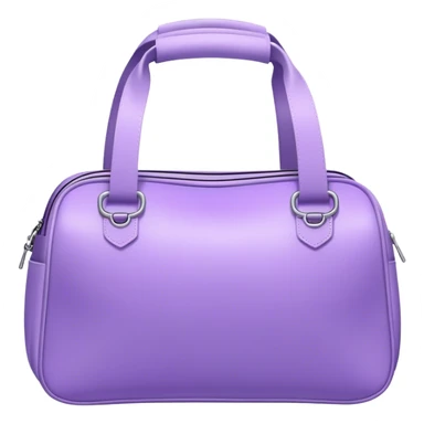 Lavender girly gym bag sticker
