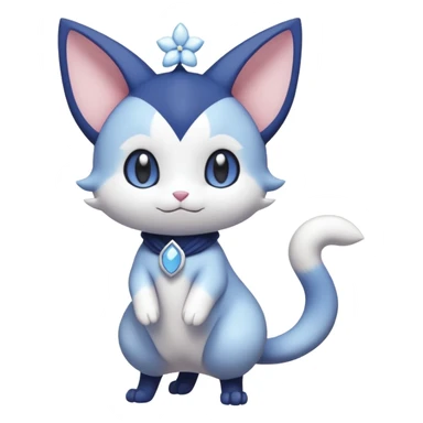 Cute Adorable Kawaii Royal Elegant Tall Pretty Beautiful Skitty-Meowstic-Gorebyss-Pokémon (full body) sticker