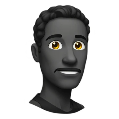 Noir qui est tout nu sticker