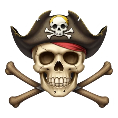 Straw hat crew pirate flag sticker
