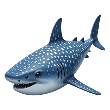 A whale shark sticker