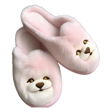 Light pink luxury slippers sticker