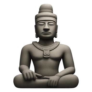 Moyai smocking sticker