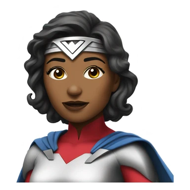 Uli as superwoman sticker