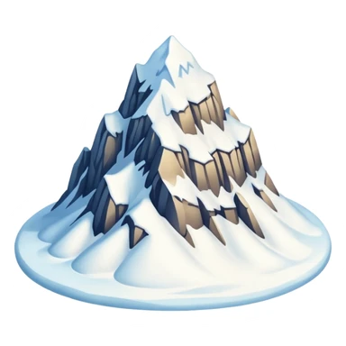 una montana de nieve  sticker