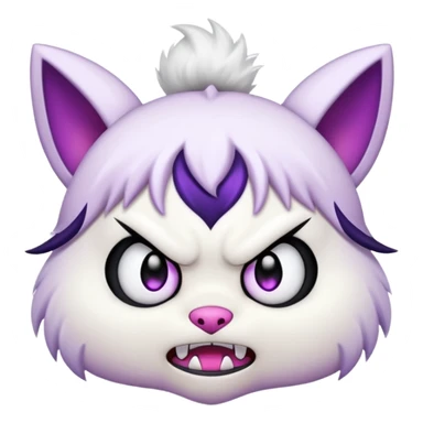 Kuromi angry face sticker