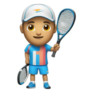 padel player sticker