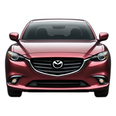 mazda 6 front view sticker