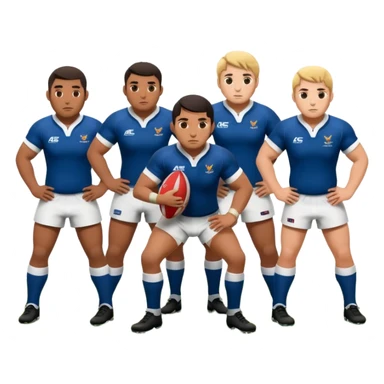 Rugby Defense Line sticker