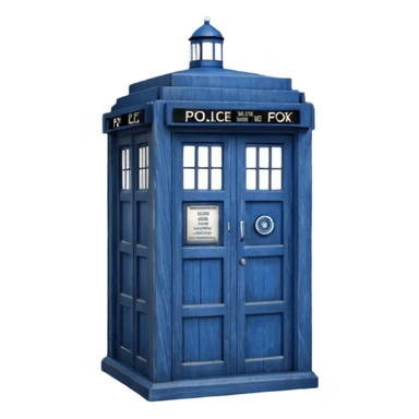 TARDIS from the doctor who tv show sticker